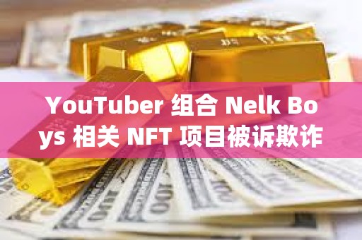 YouTuber 組合 Nelk Boys 相關 NFT 項目被訴欺詐，涉及金額達 2300 萬美元