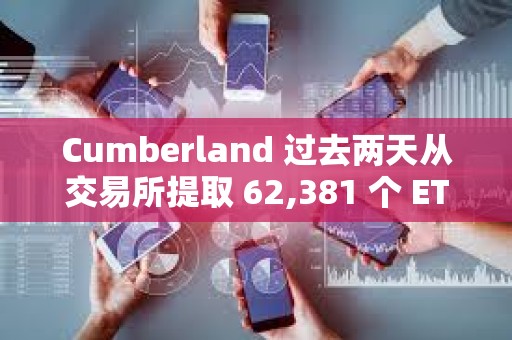 Cumberland 過去兩天從交易所提取 62,381 個 ETH