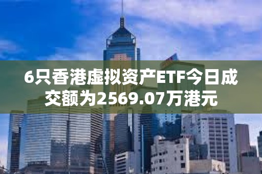 6只香港虛擬資產(chǎn)ETF今日成交額為2569.07萬港元