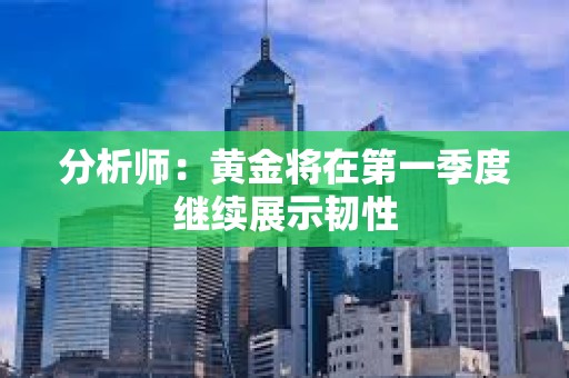 分析師：黃金將在第一季度繼續展示韌性