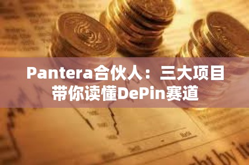 Pantera合伙人：三大項(xiàng)目帶你讀懂DePin賽道