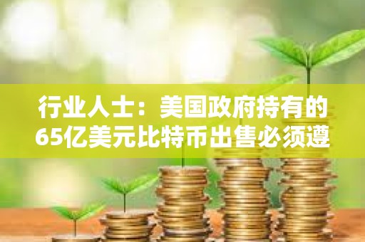 行業(yè)人士：美國(guó)政府持有的65億美元比特幣出售必須遵循嚴(yán)格流程
