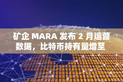 礦企 MARA 發(fā)布 2 月運(yùn)營數(shù)據(jù)，比特幣持有量增至 46,374 枚