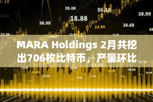 MARA Holdings 2月共挖出706枚比特幣，產量環比下降6%