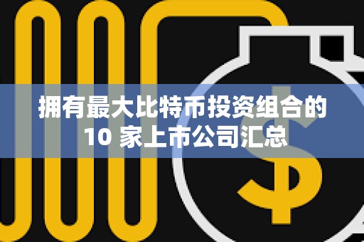 擁有最大比特幣投資組合的 10 家上市公司匯總