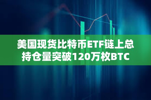 美國現貨比特幣ETF鏈上總持倉量突破120萬枚BTC