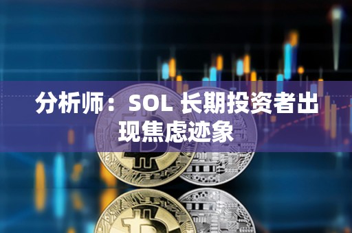 分析師：SOL 長期投資者出現焦慮跡象