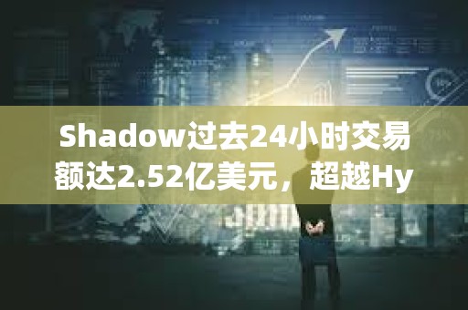 Shadow過去24小時交易額達2.52億美元，超越Hyperliquid和Berachain