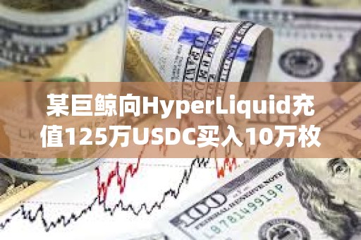 某巨鯨向HyperLiquid充值125萬USDC買入10萬枚HYPE
