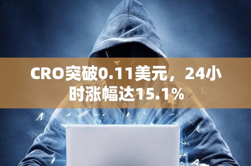 CRO突破0.11美元，24小時漲幅達15.1%