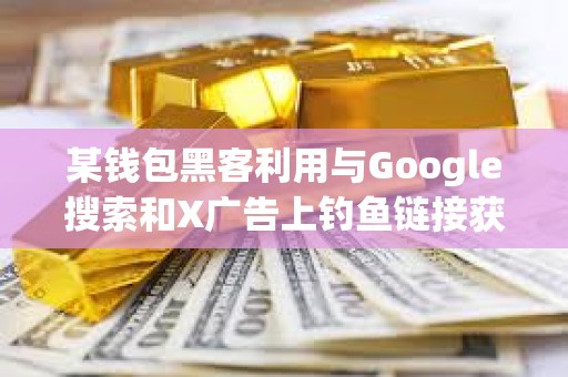 某錢包黑客利用與Google搜索和X廣告上釣魚鏈接獲利5800萬美元