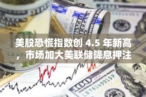 美股恐慌指數創 4.5 年新高，市場加大美聯儲降息押注