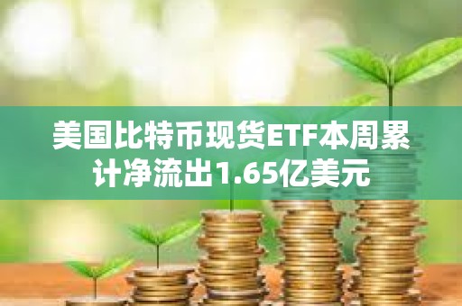 美國比特幣現貨ETF本周累計凈流出1.65億美元