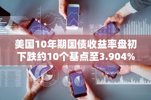 美國10年期國債收益率盤初下跌約10個基點至3.904%