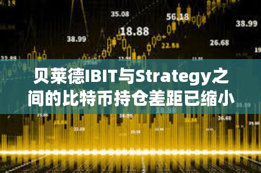 貝萊德IBIT與Strategy之間的比特幣持倉差距已縮小至僅2萬枚