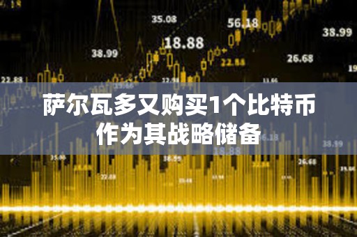 薩爾瓦多又購買1個比特幣作為其戰略儲備