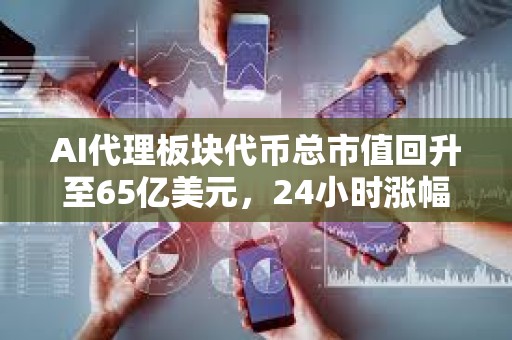AI代理板塊代幣總市值回升至65億美元，24小時漲幅達4.8%