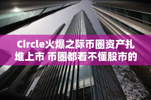Circle火爆之際幣圈資產扎堆上市 幣圈都看不懂股市的熱情