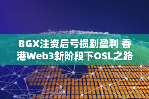 BGX注資后虧損到盈利 香港Web3新階段下OSL之路再難復制？