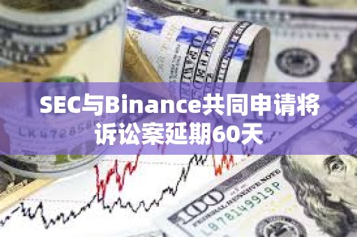 SEC與Binance共同申請將訴訟案延期60天