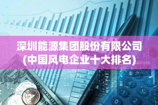 深圳能源集團股份有限公司(中國風電企業(yè)十大排名)