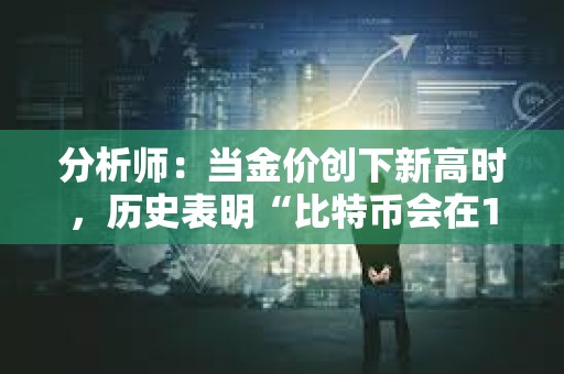 分析師：當金價創下新高時，歷史表明“比特幣會在150天內跟漲”