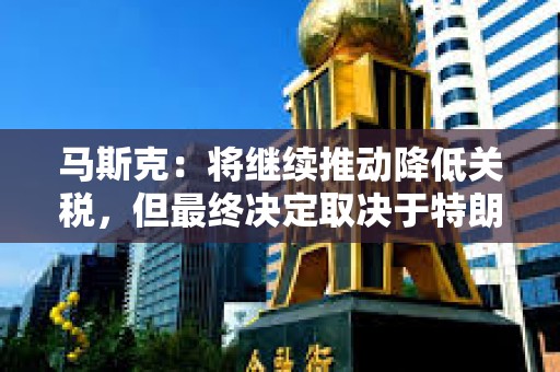 馬斯克：將繼續(xù)推動(dòng)降低關(guān)稅，但最終決定取決于特朗普