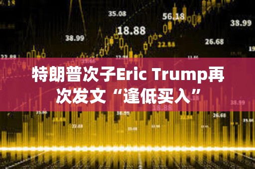 特朗普次子Eric Trump再次發文“逢低買入”