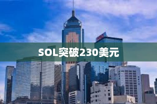 SOL突破230美元