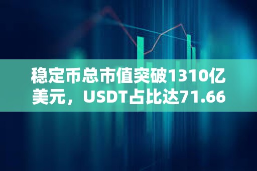 穩定幣總市值突破1310億美元，USDT占比達71.66%