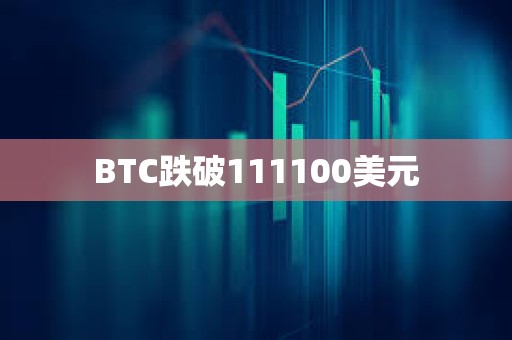 BTC跌破111100美元