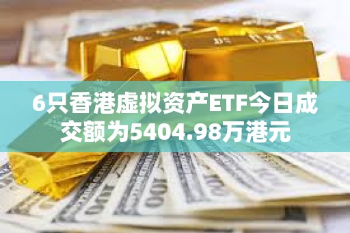 6只香港虛擬資產(chǎn)ETF今日成交額為5404.98萬港元