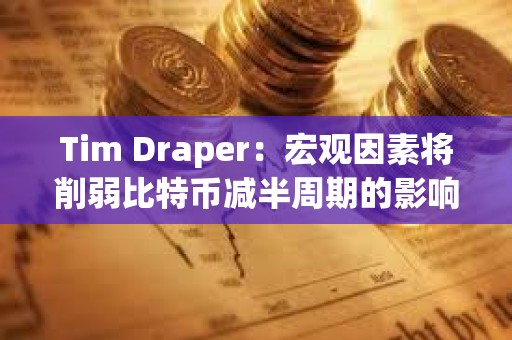 Tim Draper：宏觀因素將削弱比特幣減半周期的影響