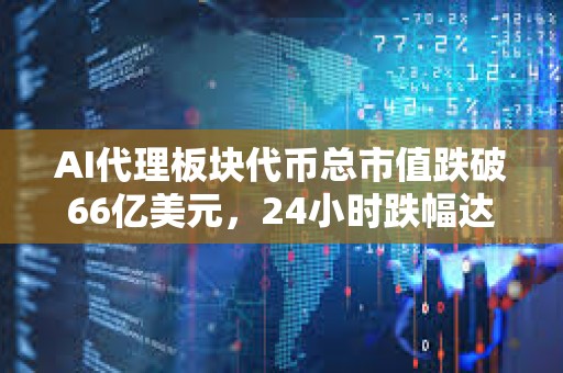 AI代理板塊代幣總市值跌破66億美元，24小時跌幅達2.4%