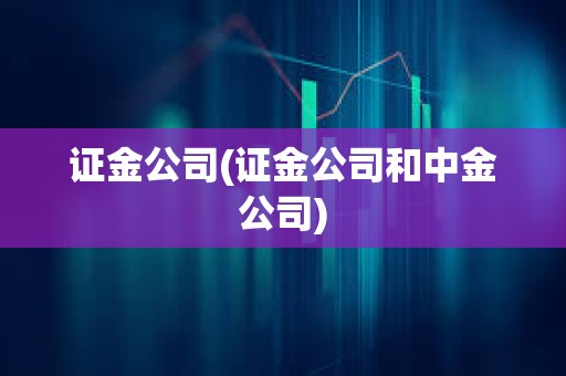 證金公司(證金公司和中金公司)