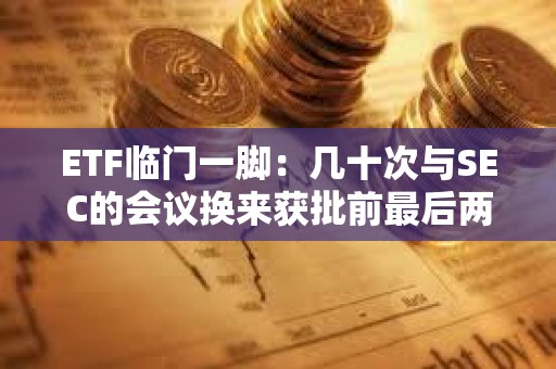 ETF臨門一腳：幾十次與SEC的會議換來獲批前最后兩個條件