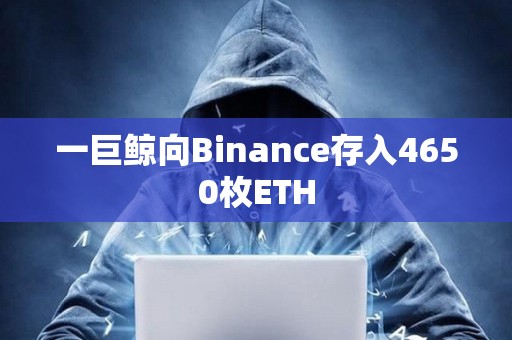 一巨鯨向Binance存入4650枚ETH