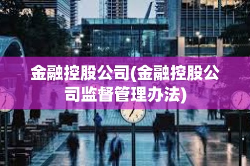 金融控股公司(金融控股公司監(jiān)督管理辦法) 金融控股公司(金融控股公司監(jiān)督管理辦法)
