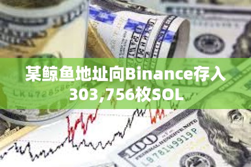 某鯨魚地址向Binance存入303,756枚SOL
