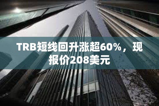 TRB短線回升漲超60%，現(xiàn)報價208美元