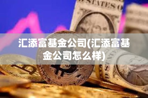 匯添富基金公司(匯添富基金公司怎么樣)