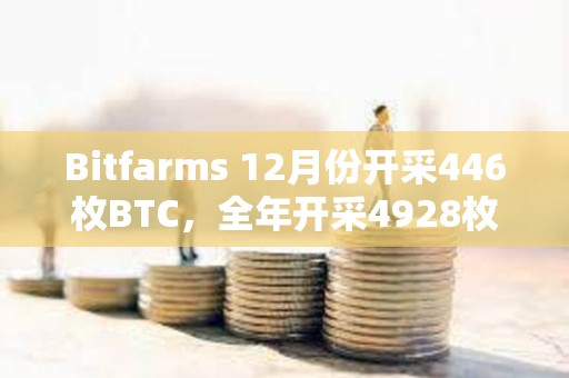Bitfarms 12月份開采446枚BTC，全年開采4928枚BTC