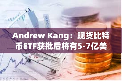Andrew Kang：現(xiàn)貨比特幣ETF獲批后將有5-7億美元資金購買BTC