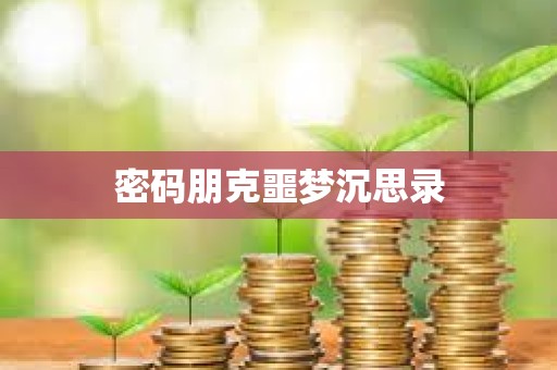 密碼朋克噩夢沉思錄