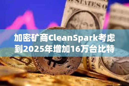 加密礦商CleanSpark考慮到2025年增加16萬臺比特幣礦機 加密礦商CleanSpark考慮到2025年增加16萬臺比特幣礦機