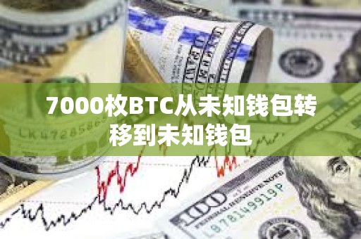 7000枚BTC從未知錢包轉移到未知錢包