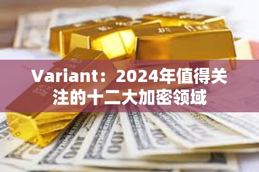Variant：2024年值得關注的十二大加密領域