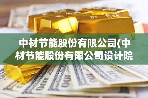 中材節(jié)能股份有限公司(中材節(jié)能股份有限公司設(shè)計(jì)院) 中材節(jié)能股份有限公司(中材節(jié)能股份有限公司設(shè)計(jì)院)