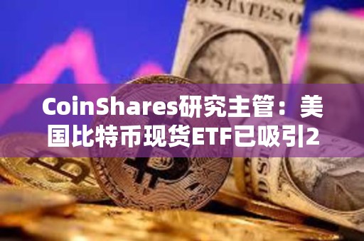 CoinShares研究主管:美國(guó)比特幣現(xiàn)貨ETF已吸引20億美元資金流入 CoinShares研究主管:美國(guó)比特幣現(xiàn)貨ETF已吸引20億美元資金流入