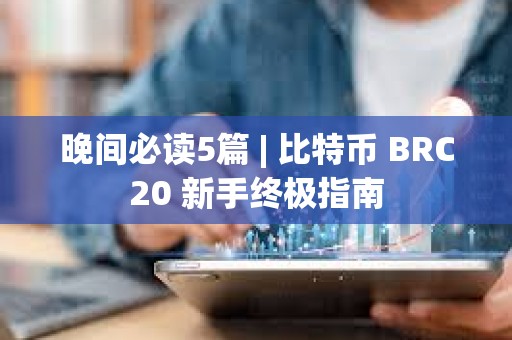 晚間必讀5篇 | 比特幣 BRC20 新手終極指南